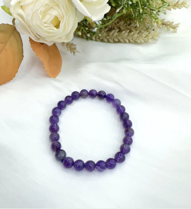 $5/ PC 8mm Amethyst Bracelets Increases Confidence and Charisma