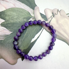 $5/ PC 8mm Amethyst Bracelets Increases Confidence and Charisma