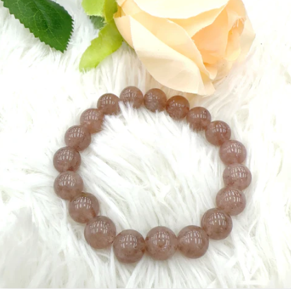 $3/ PC 8mm Strawberry Quartz Bracelets for Lover and Good Love