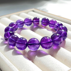 $5/ PC 8mm Amethyst Bracelets Increases Confidence and Charisma