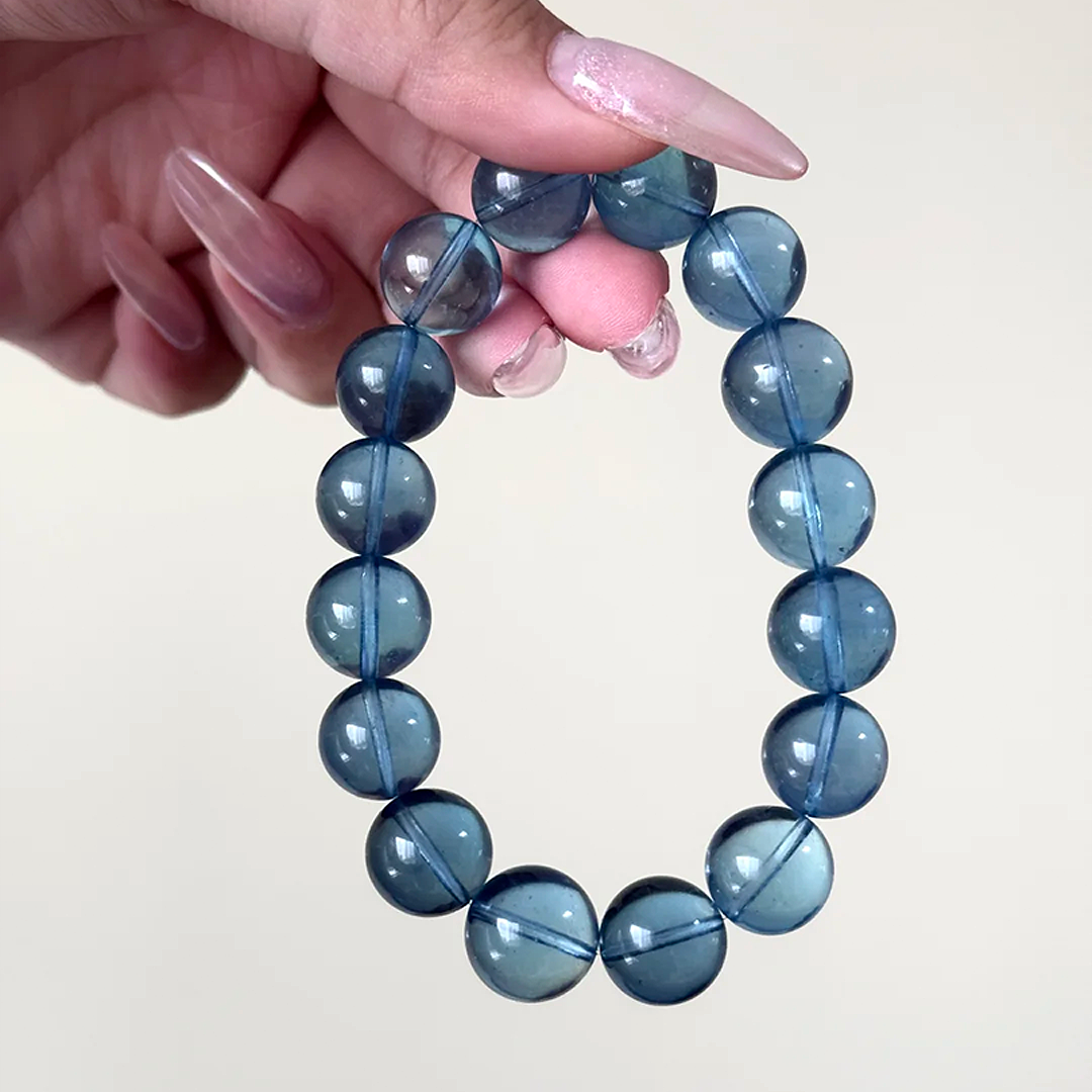 $12/Pc 8mm Aquamarine Bracelet For Crystal Healing