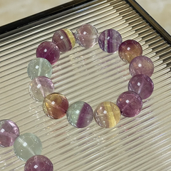 $5/PC 8mm Fluorite Bracelet to Clam, Heal and Positive Energy