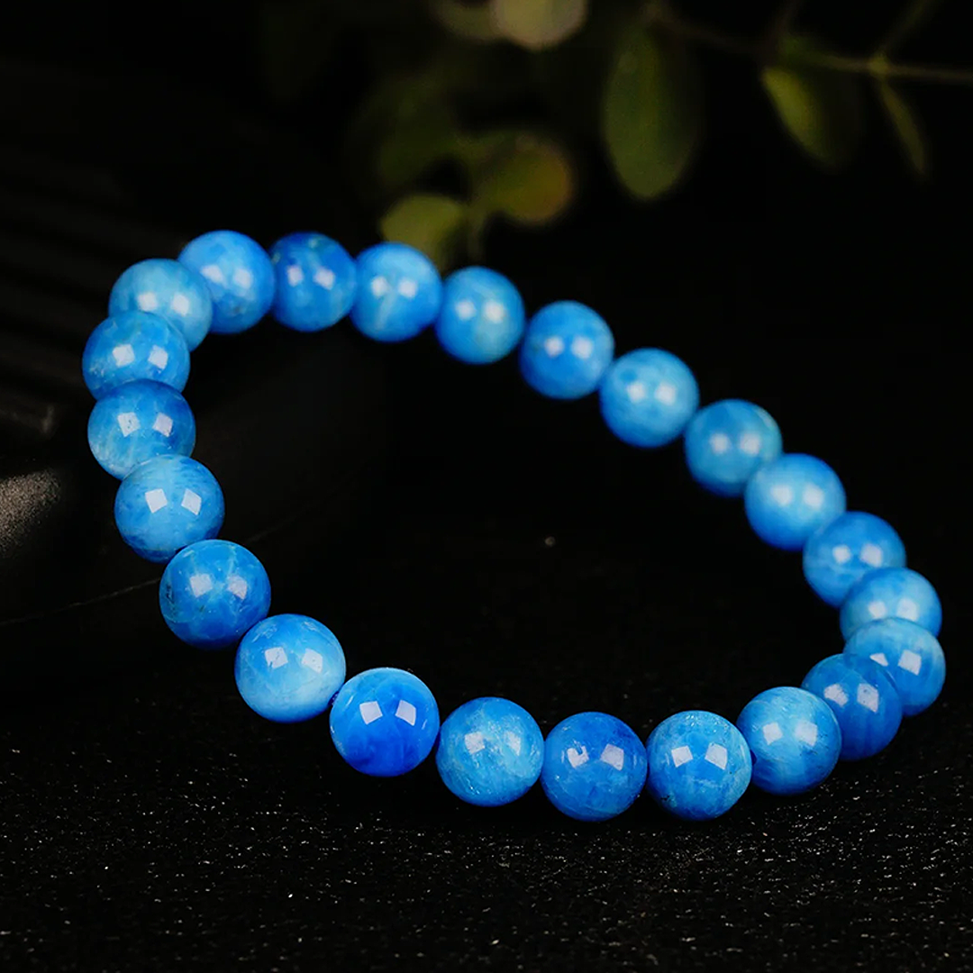 $5/PC 8mm Blue Apatite Bracelet to Ignite Inspiration and Learning