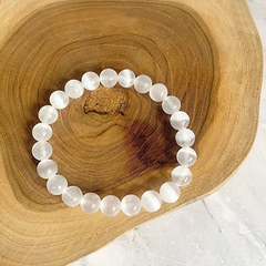 $5/PC Selenite Bracelet  to Purify Energy Field and Lower Vibrations